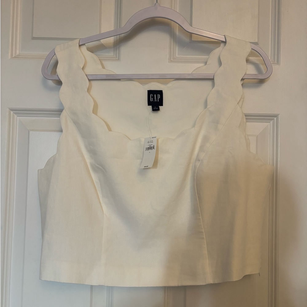 GAP Women's Cream Tank Top